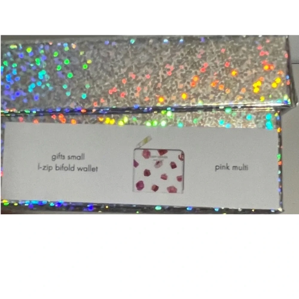 Kate Spade Gift Print Bifold Wallet w/ Box NWT